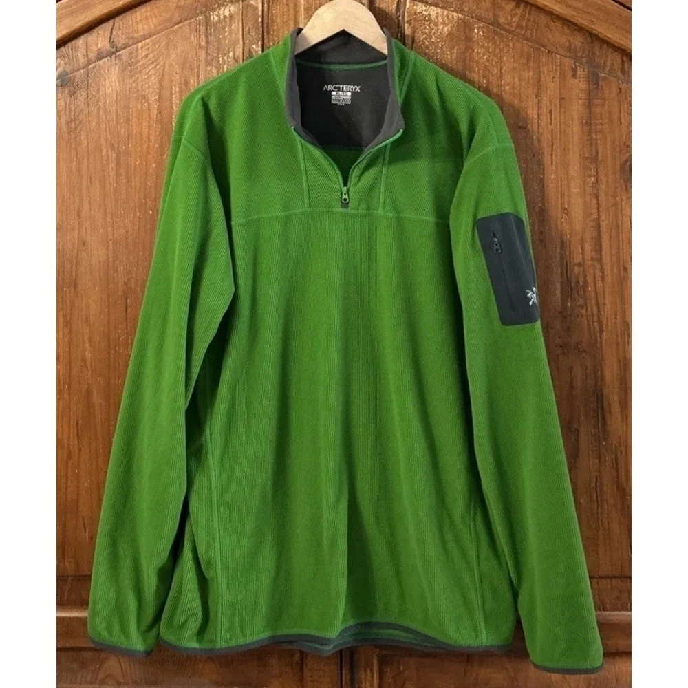 Mens Arcteryx Covert 1/4 Zip Pullover Polartec Fleece Sz XL Clean